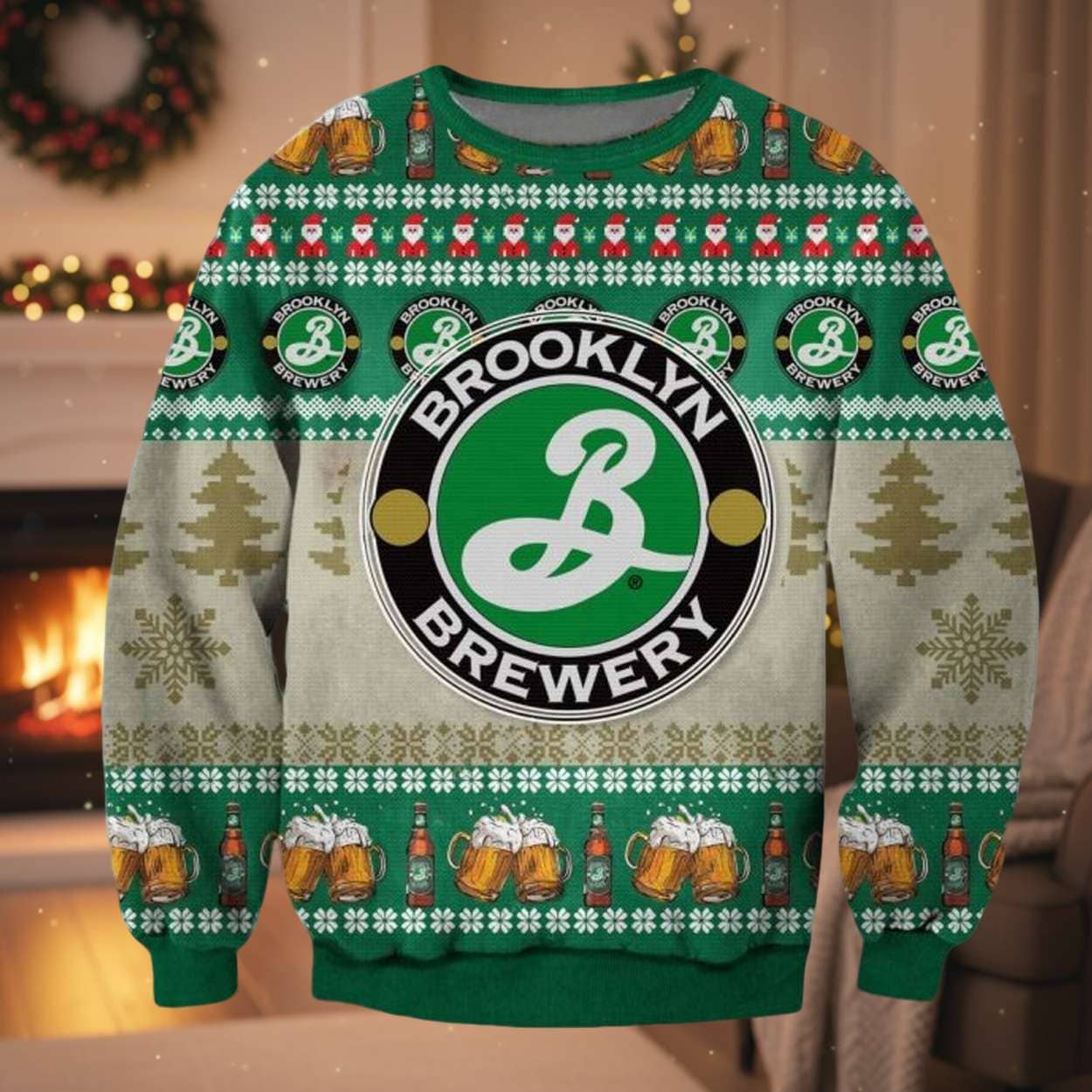Brooklyn Brewery Ugly Christmas Sweater Brooklyn Brewery Ugly Christmas Sweater