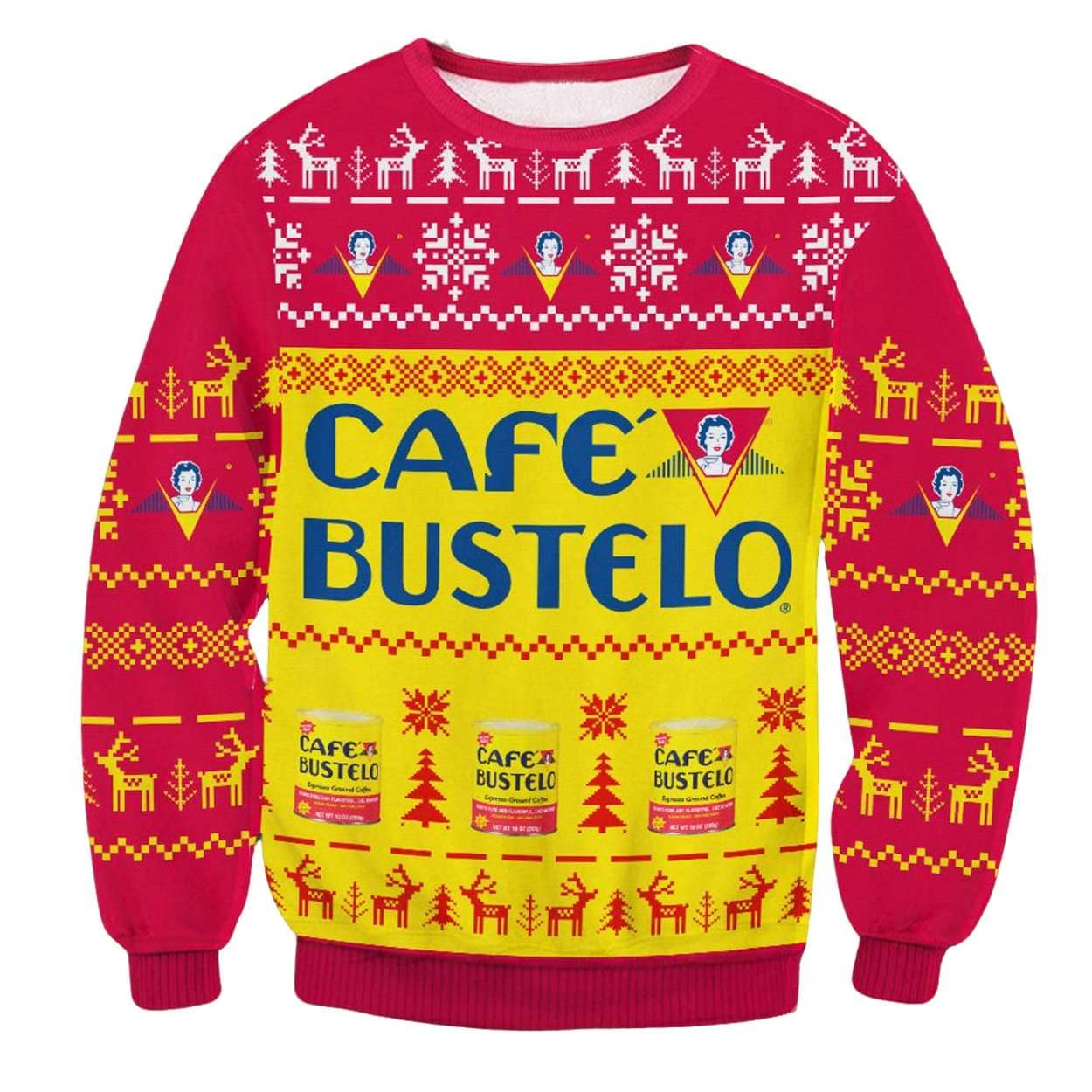 Cafe Bustelo Ugly Christmas Sweater Cafe Bustelo Ugly Christmas Sweater