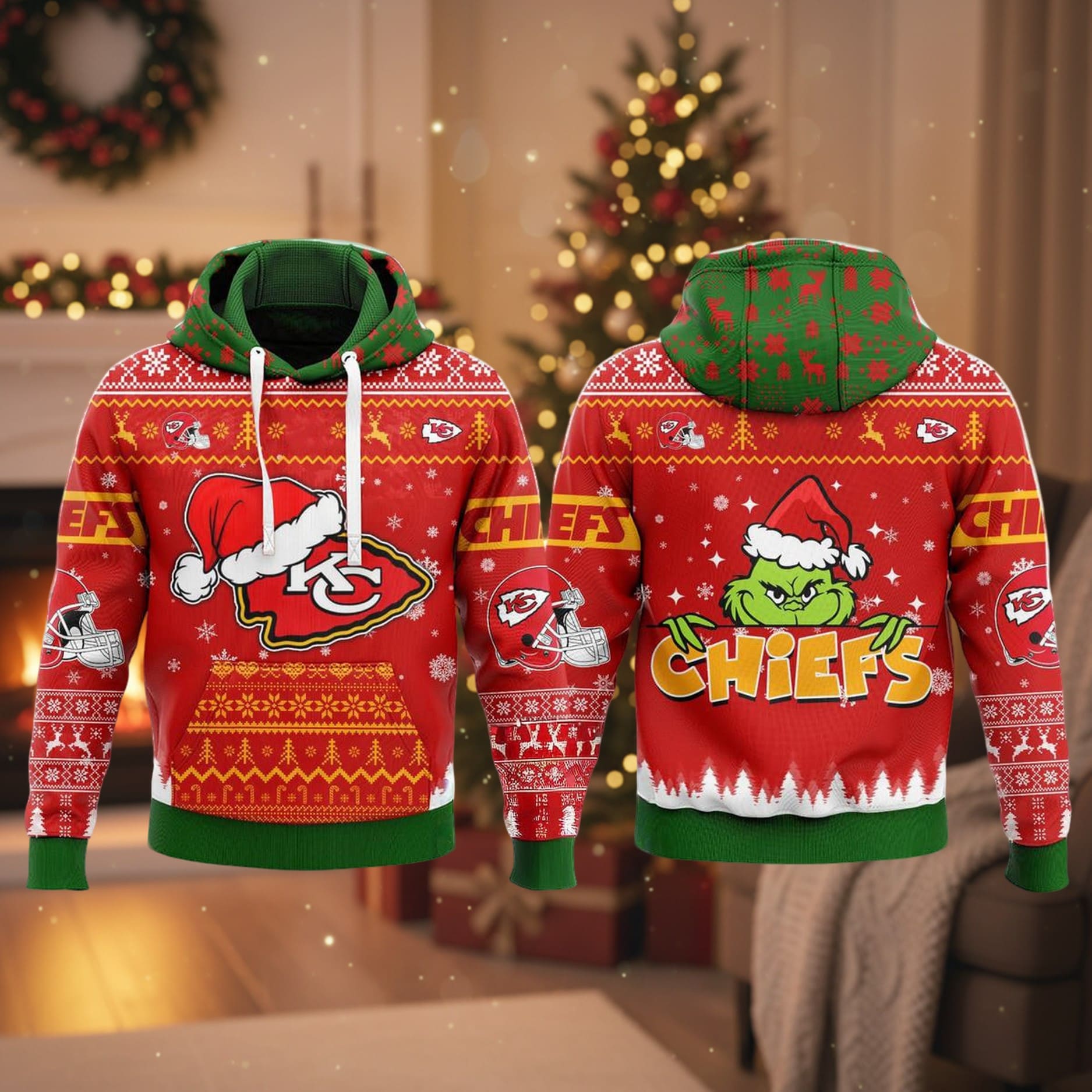 Chiefs x Christmas 2025 Hoodie Chiefs x Christmas 2025 Hoodie