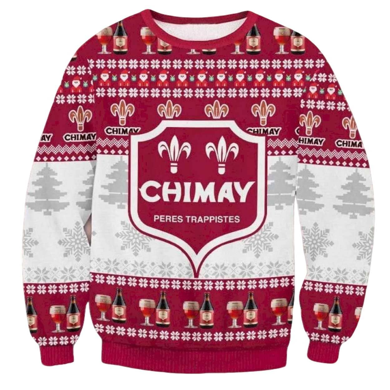 Chimay Peres Trappistes Ugly Christmas Sweater Chimay Peres Trappistes Ugly Christmas Sweater