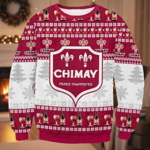 Chimay Peres Trappistes Ugly Christmas Sweater