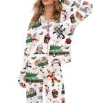Christmas Vacation Clark Silky Satin Pajama Set