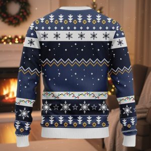 Cowboys Dabbing Santa Claus Christmas Ugly Sweater