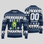 Cowboys Portland Frog Resist Ugly Christmas Sweater