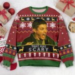 Dean Winchester That Was Scary Ugly Christmas Sweater