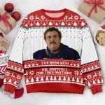 Del Griffith Planes Trains Automobiles Ugly Christmas Sweater