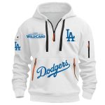 Dodgers 2025 AL Wild Card Quarter Zip Hoodie
