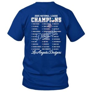 Dodgers Back 2 Back NL Champions 2024 2025 Shirt
