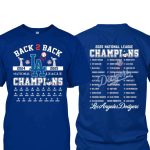 Dodgers Back 2 Back NL Champions 2024-2025 Shirt