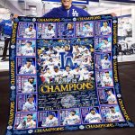Dodgers Baseball 2025 Champions Blanket