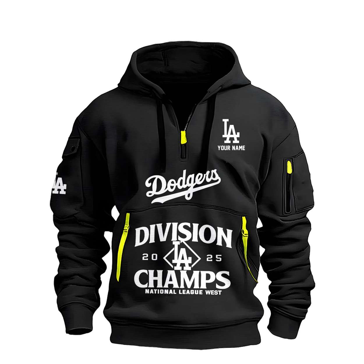Dodgers NL West Division Champs Quarter Zip Hoodie Dodgers NL West Division Champs Quarter Zip Hoodie