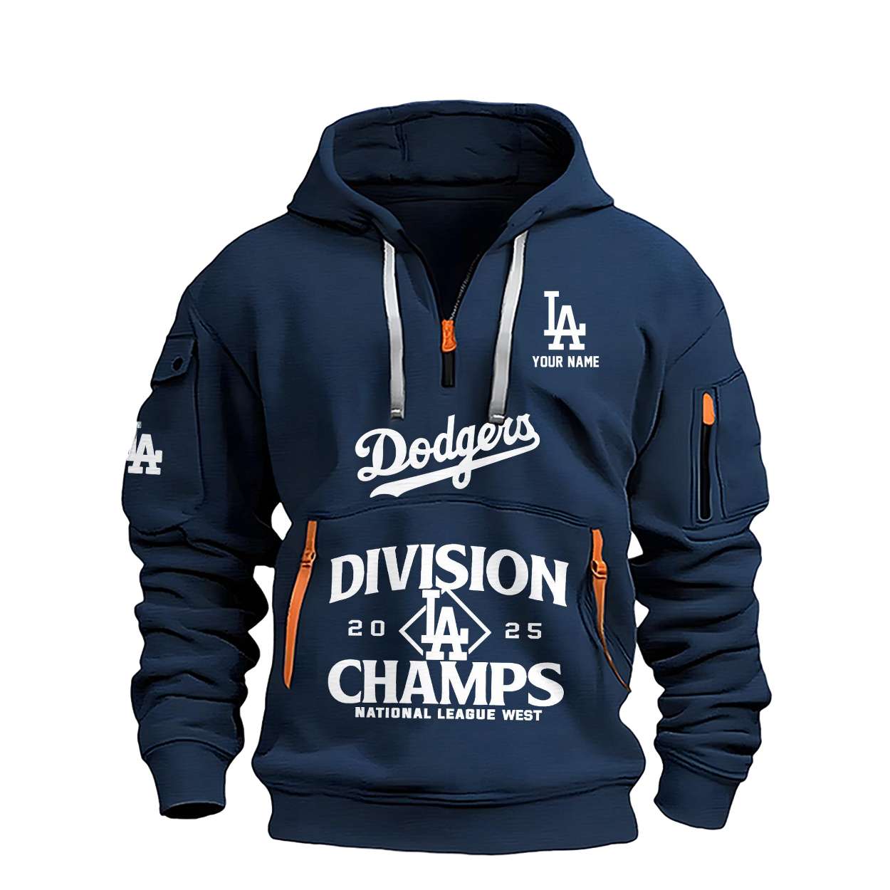 Dodgers NL West Division Champs Quarter Zip Hoodie Dodgers NL West Division Champs Quarter Zip Hoodie