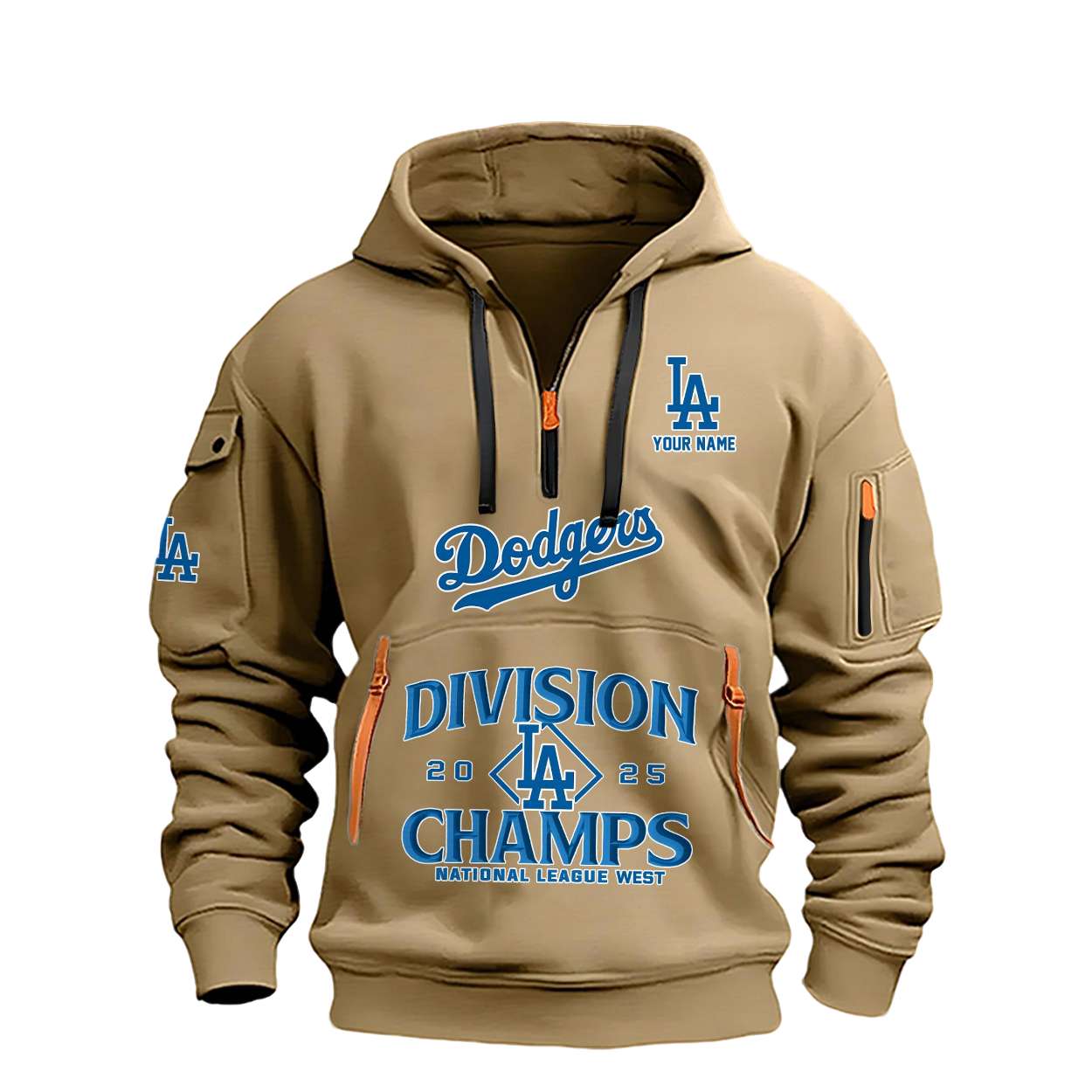 Dodgers NL West Division Champs Quarter Zip Hoodie Dodgers NL West Division Champs Quarter Zip Hoodie