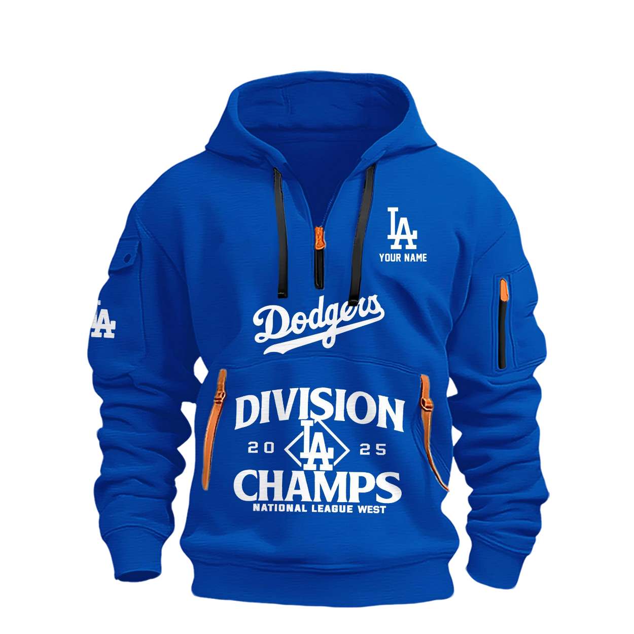 Dodgers NL West Division Champs Quarter Zip Hoodie Dodgers NL West Division Champs Quarter Zip Hoodie