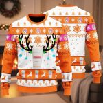 Dunkin' Donuts Reindeer Horn Ugly Christmas Sweater
