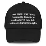 Ever Since I Was Young I Wanted To Transform Unstructured Data Hat