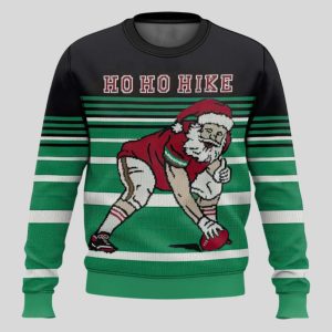 Football Santa Ugly Christmas Sweater