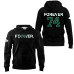 Forever 74 Nick Mangold Jets Black Hoodie