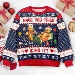 Funny Nurse Have You Tried Icing It Ugly Christmas Sweater