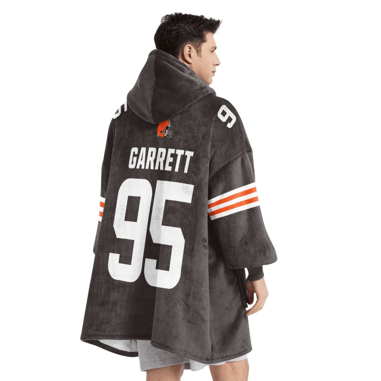 Garrett 95 Captain Cleveland Football Unisex Blanket Hoodie Garrett 95 Captain Cleveland Football Unisex Blanket Hoodie