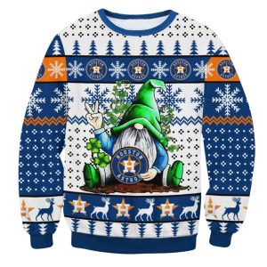 Gnome Astros Ugly Christmas Sweater