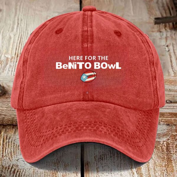 Here For The Benito Bowl Bad Bunny Hat