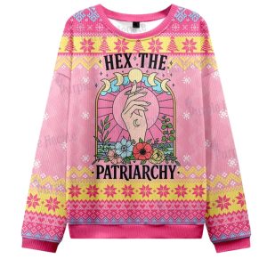 Hex The Patriarchy Ugly Christmas Sweater