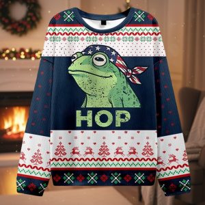 Hop Frog Resist Ugly Sweater