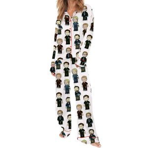 Hucklerobby Silky Satin Pajama Set 3 Hucklerobby Silky Satin Pajama Set