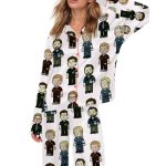 Hucklerobby Silky Satin Pajama Set