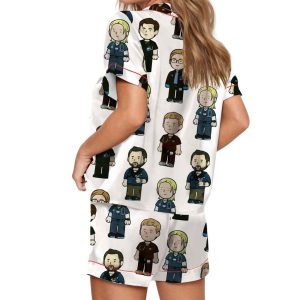 Hucklerobby Silky Satin Pajama Set 2 Hucklerobby Silky Satin Pajama Set