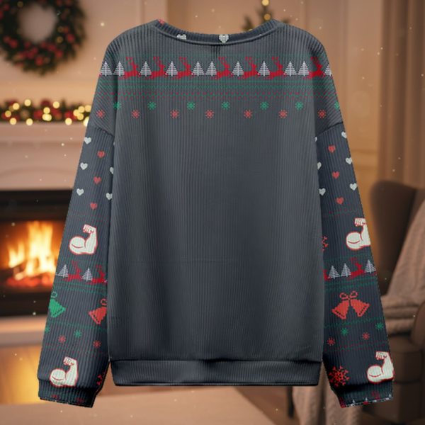 Jesus The Ultimate Deadlifter Ugly Christmas Sweater