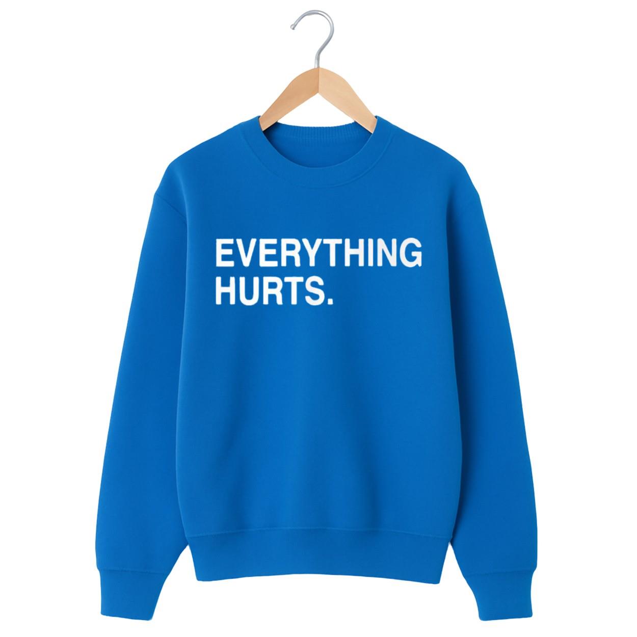 Justin Turner Everything Hurts Shirt Justin Turner Everything Hurts Shirt