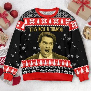 Kindergarten Cop It’s Not A Tumor Ugly Christmas Sweater
