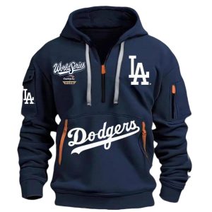 LA Dodgers World Series 2025 Quarter Zip Hoodie 1 LA Dodgers World Series 2025 Quarter Zip Hoodie