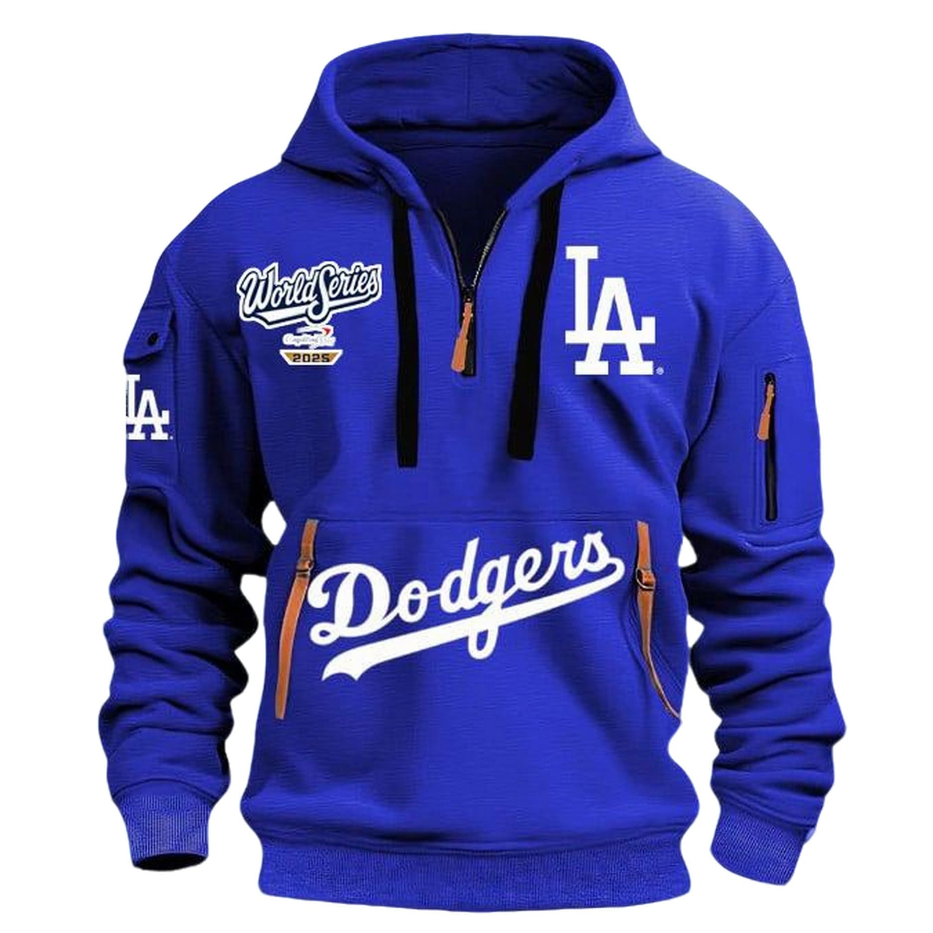 LA Dodgers World Series 2025 Quarter Zip Hoodie - Icestork