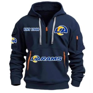 LA Rams EST 1960 Quarter Zip Hoodie