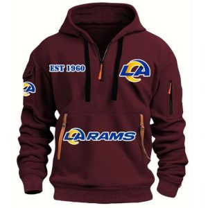 LA Rams EST 1960 Quarter Zip Hoodie