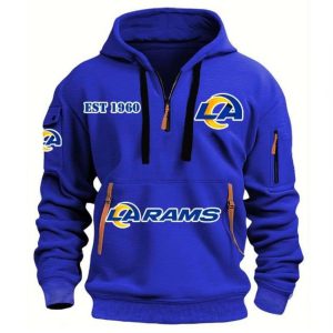 LA Rams EST 1960 Quarter Zip Hoodie