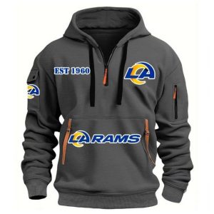 LA Rams EST 1960 Quarter Zip Hoodie