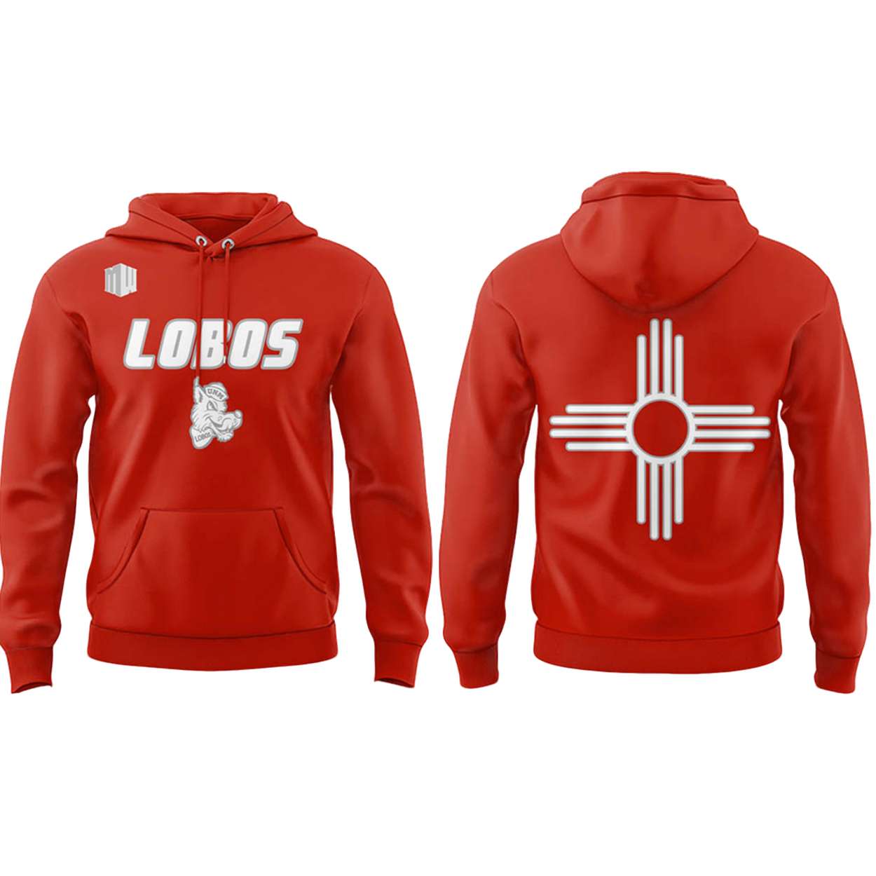 Limited Edition Mexico Lobos Football Red Hoodie Limited Edition Mexico Lobos Football Red Hoodie