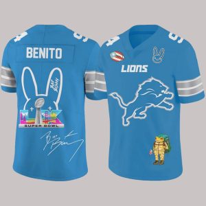 Lions Bad Bunny Halftime Show Benito Bowl Jersey