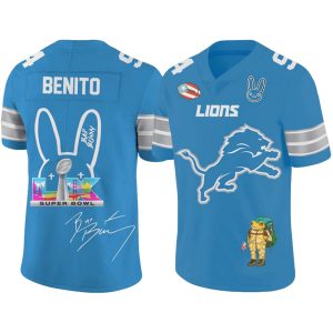 Lions Bad Bunny Halftime Show Benito Bowl Jersey