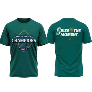Mariners 2025 AL Champions Seize The Moment Shirt