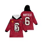 Mayfield 6 Tampa Bay Football Unisex Blanket Hoodie