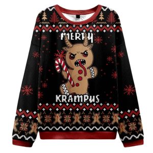 Merry Krampus Ugly Christmas Sweater