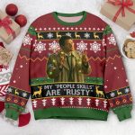 Misha Collins My People Skills Ugly Christmas Sweater