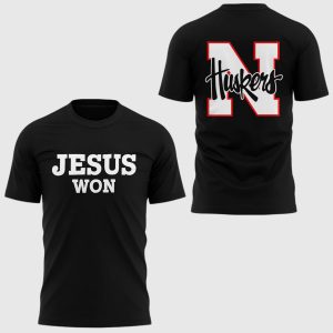 Nebraska Football Jesus Won 2025 T-shirt