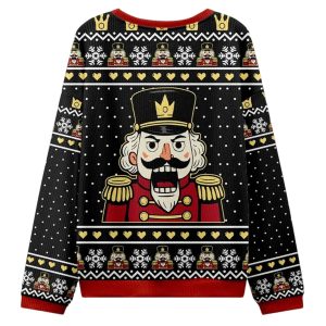 Nutcracker Less Talking More Cracking Christmas Ugly Sweater