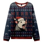 Opossum Holiday Cheer Christmas Ugly Sweater